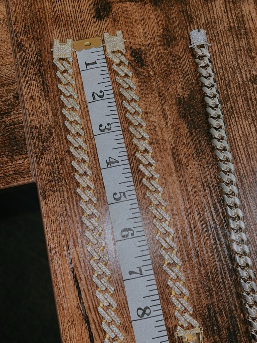 Gold and Silver Cuban Link Bracelet - Men’s Two-Tone Chain